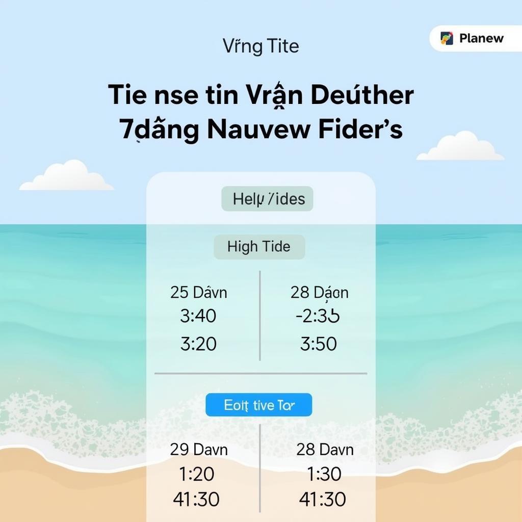 Lịch thủy triều Vũng Tàu hôm nay