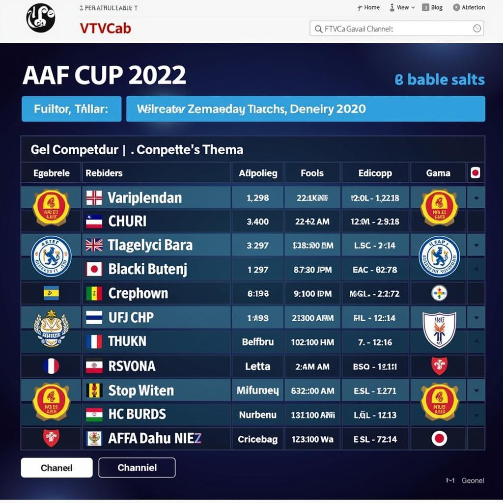 Lịch Truyền Hình Trực Tiếp AFF Cup 2022: Cập Nhật Mới Nhất