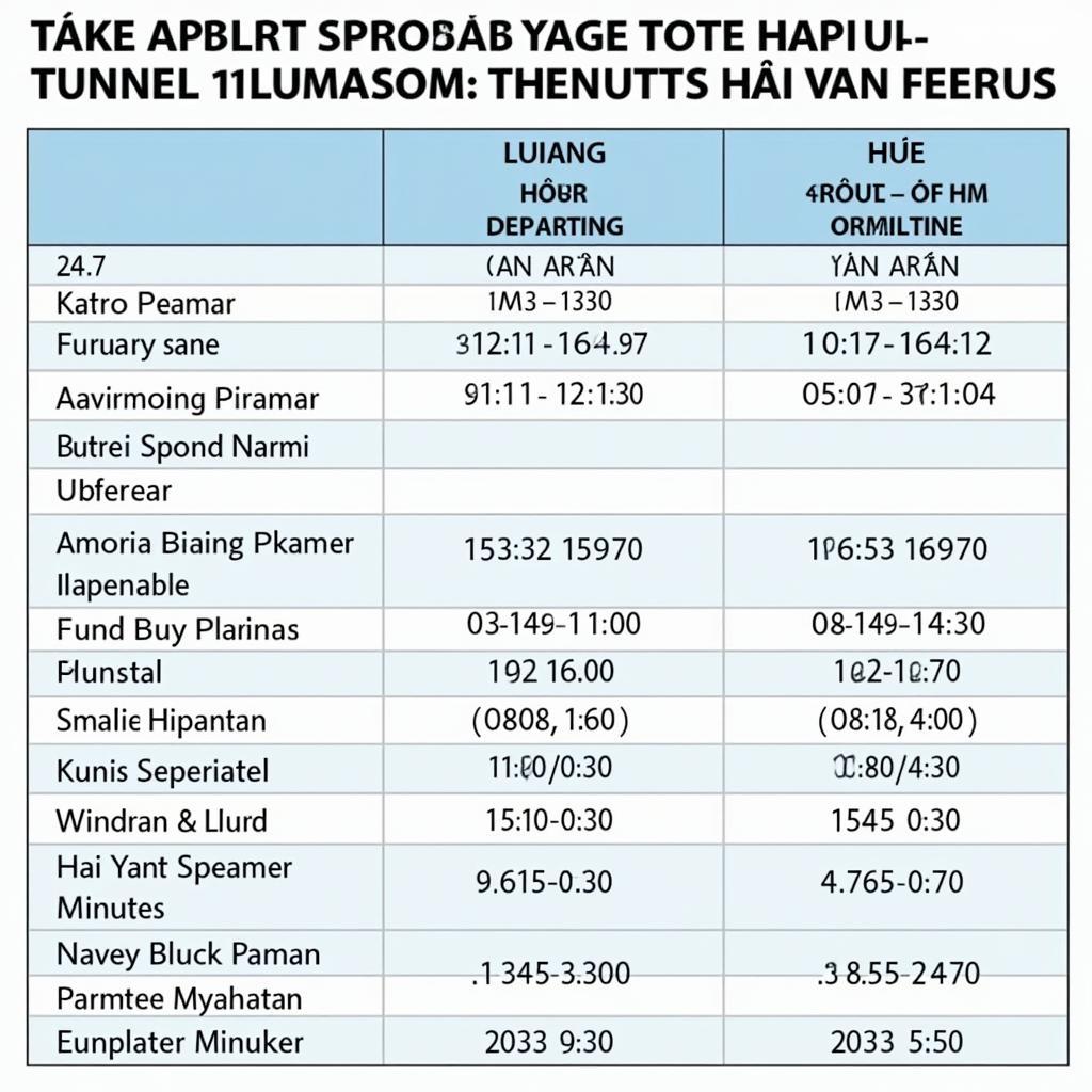 Lịch Xe Trung Chuyển Hầm Hải Vân: Thông Tin Chi Tiết Nhất