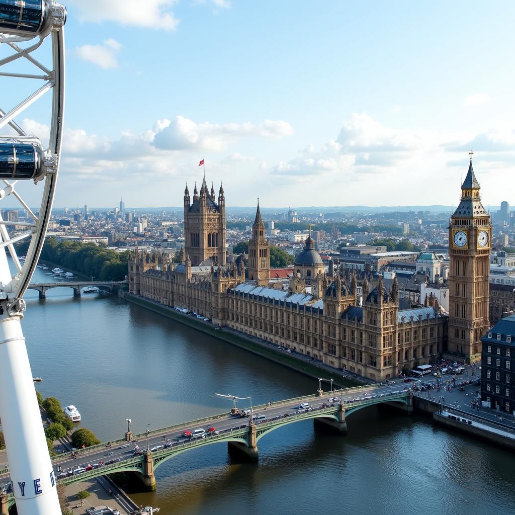 London Eye Panoramic View