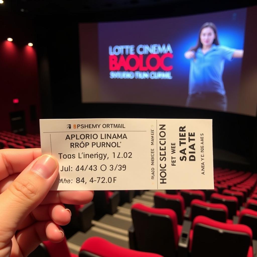 Giá vé Lotte Cinema Bảo Lộc