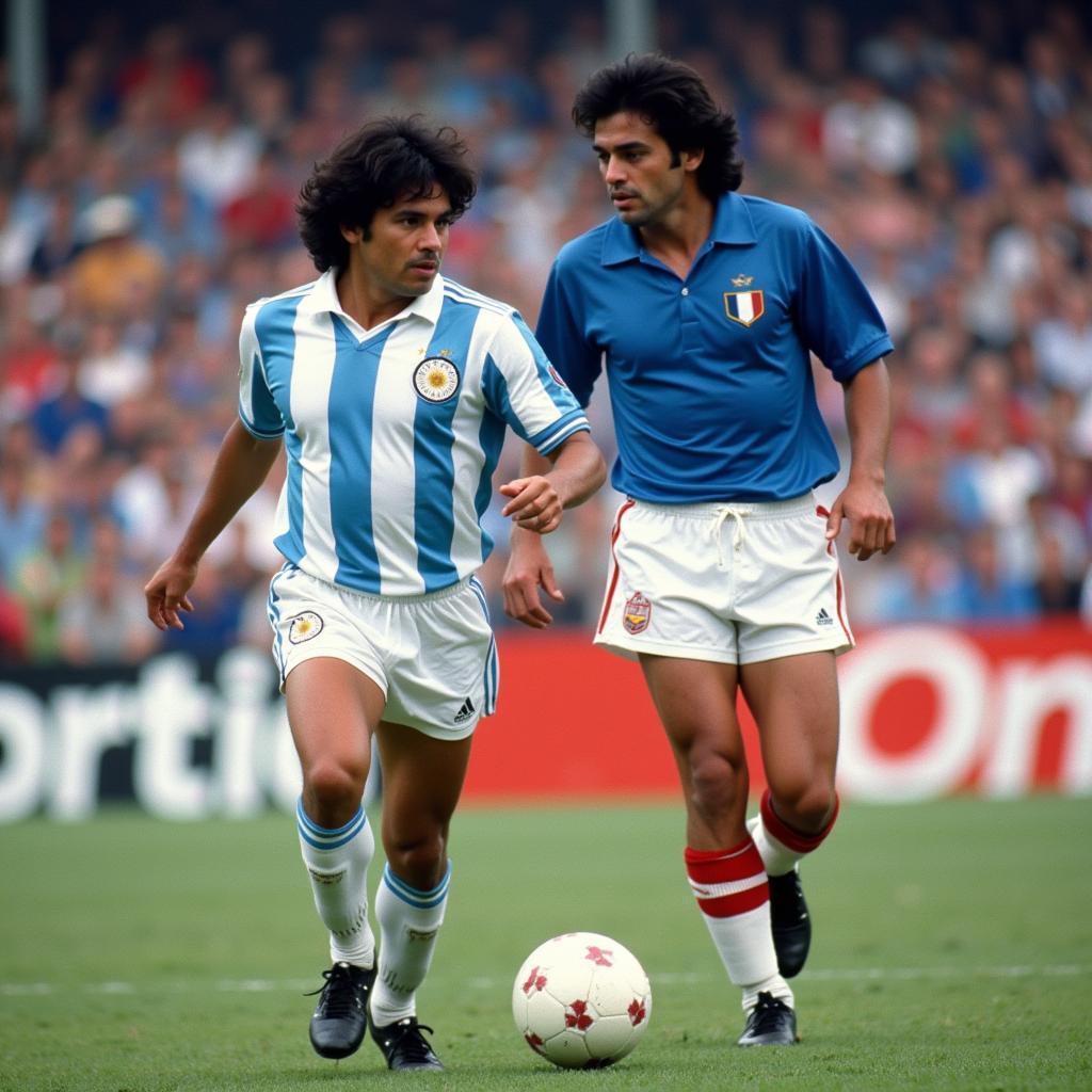 Maradona Và Platini Tại World Cup 1982