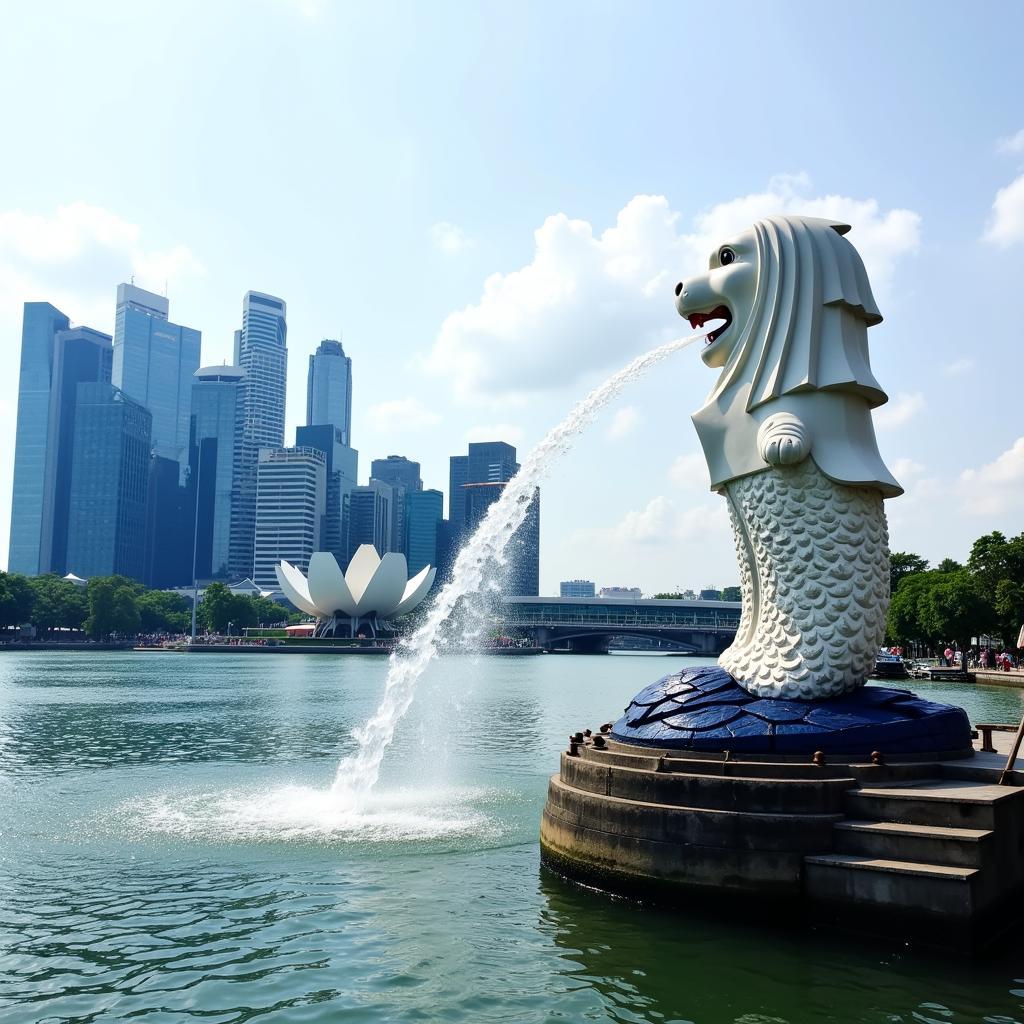 Merlion Park Singapore River