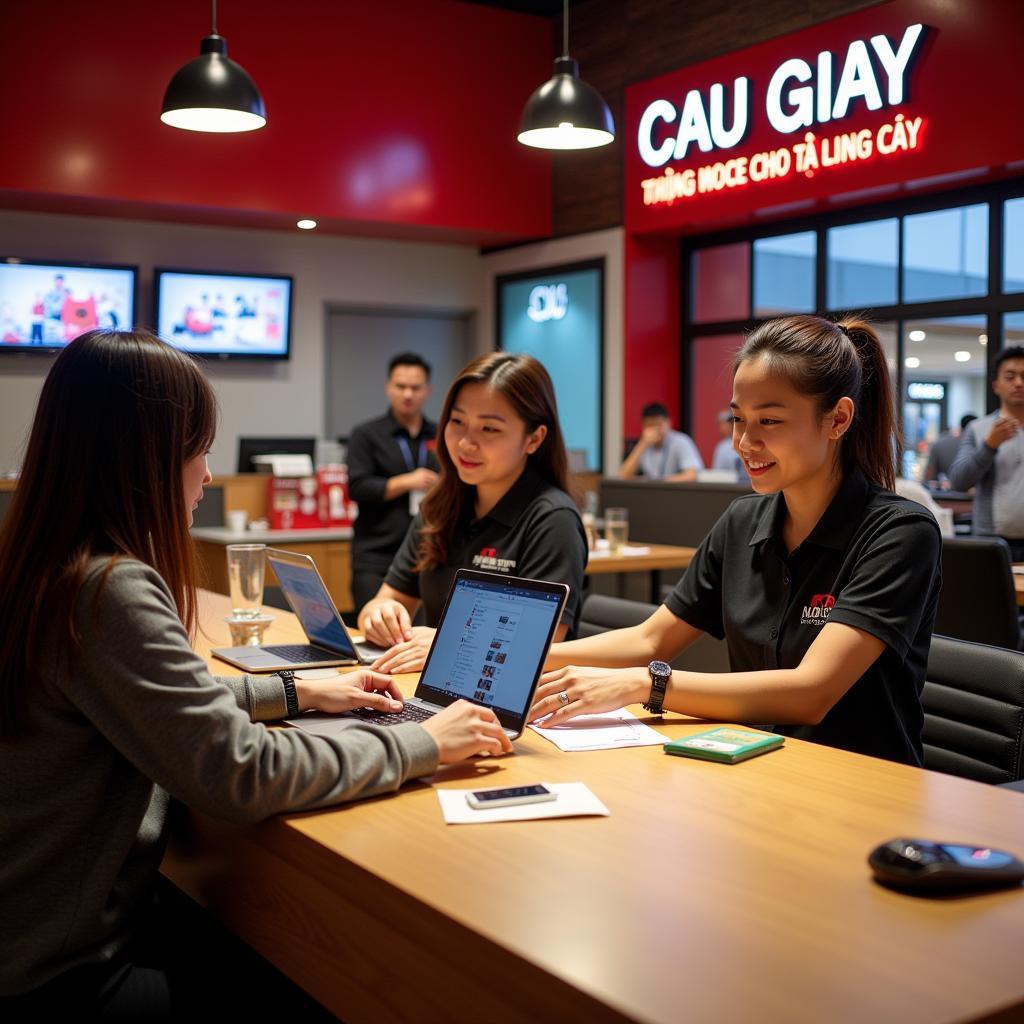 Quầy mua vé CGV Cầu Giấy