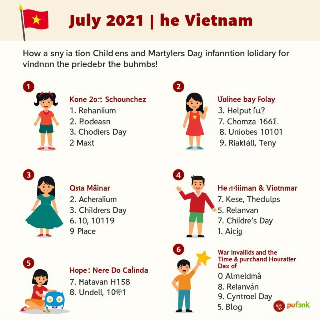 Ngày Lễ Tháng 7/2021