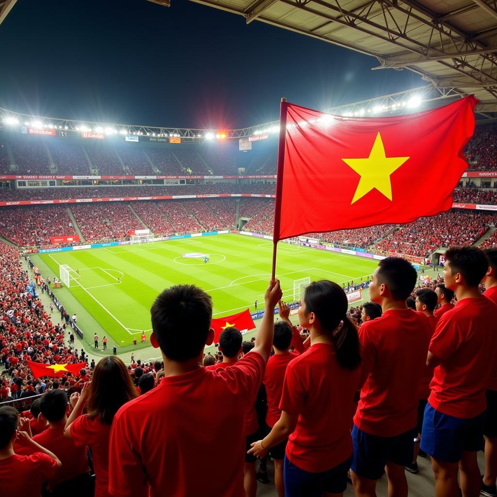 Người hâm mộ cổ vũ U20 Việt Nam tại World Cup