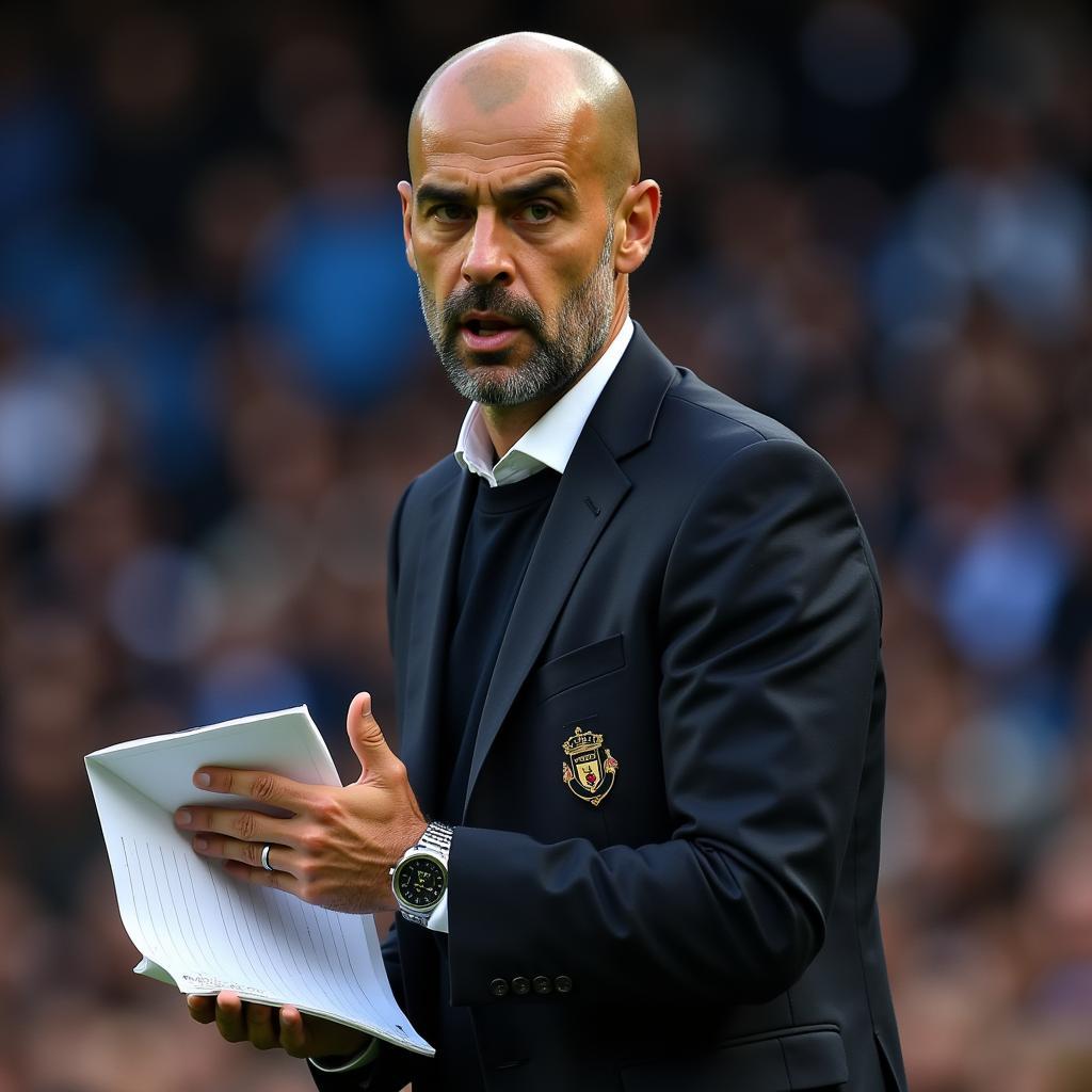 Pep Guardiola chiến thuật Man City