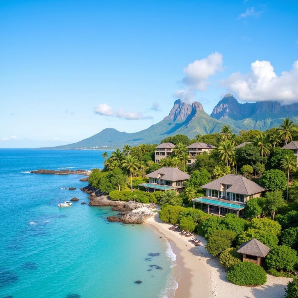 Khu nghỉ dưỡng ven biển sang trọng ở Mauritius