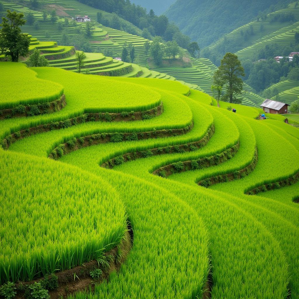 Ruộng bậc thang Tả Van Sapa