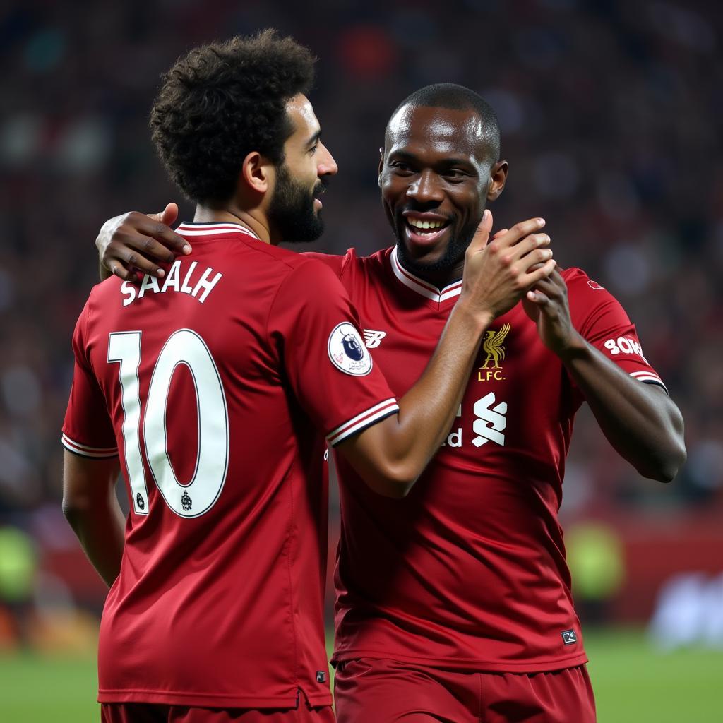 Salah và Mané Liverpool 2022