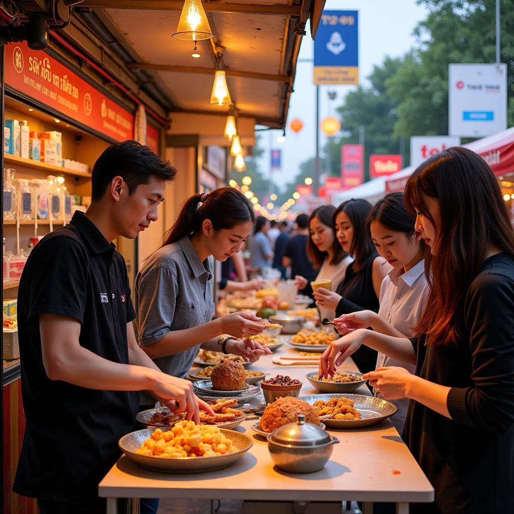 Tham quan hội chợ Hà Nội