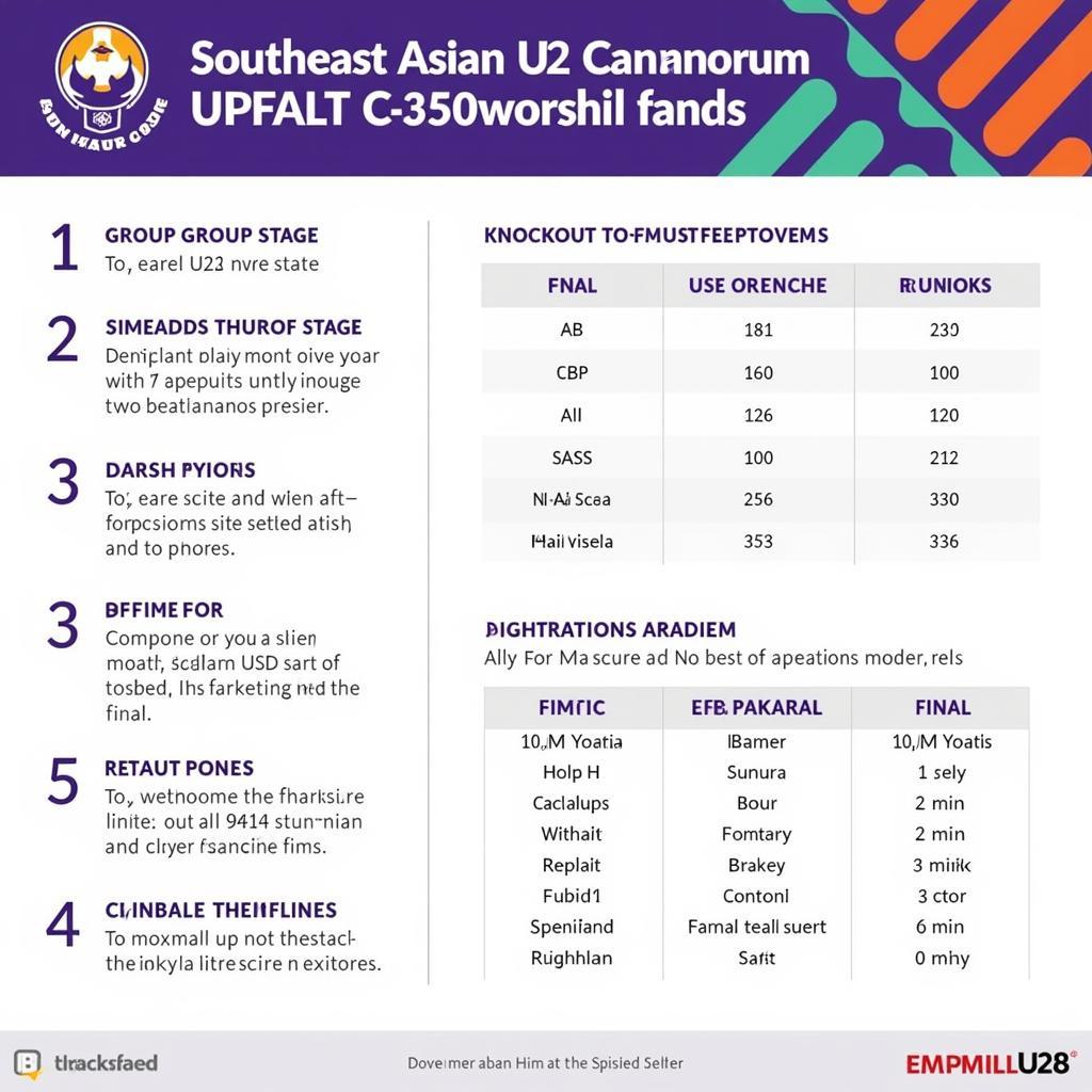 Thể thức thi đấu Giải U23 Đông Nam Á