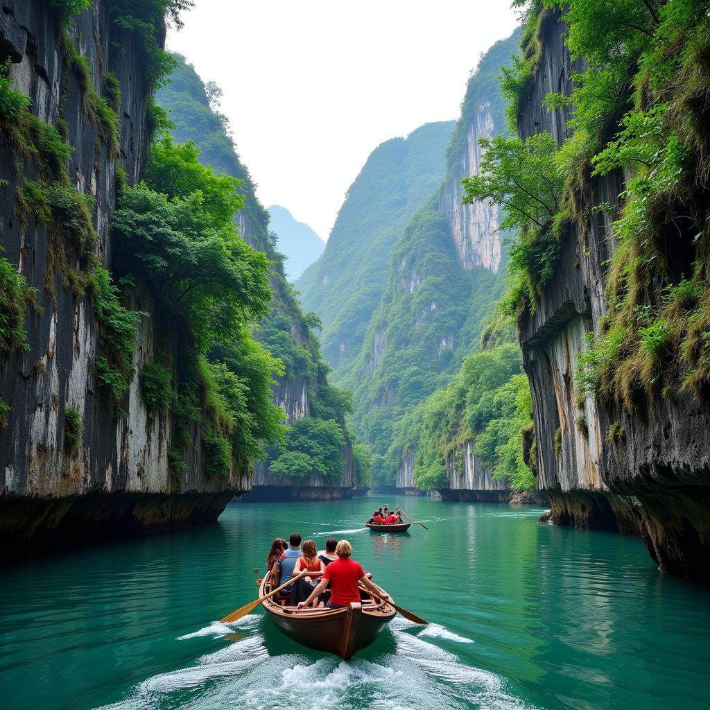 Du thuyền Tràng An