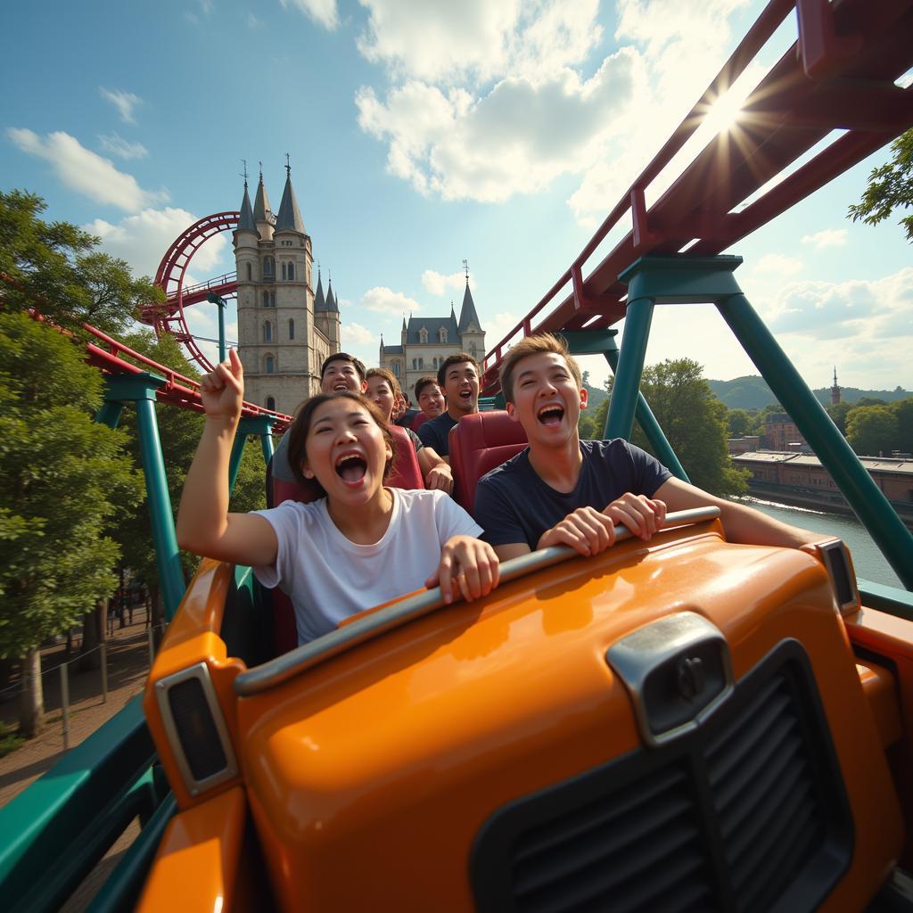 Universal Studios Singapore Rollercoaster