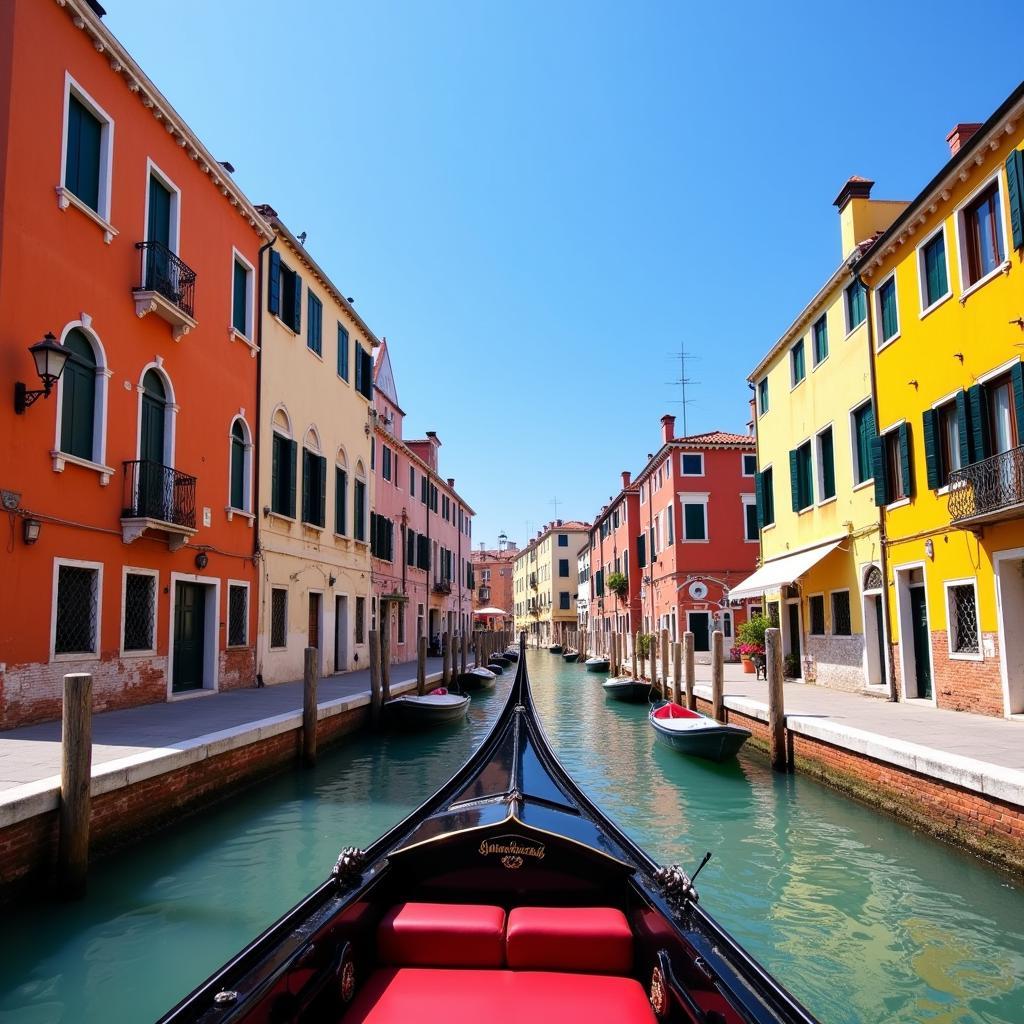 Venice, Italy - Canals and Gondola