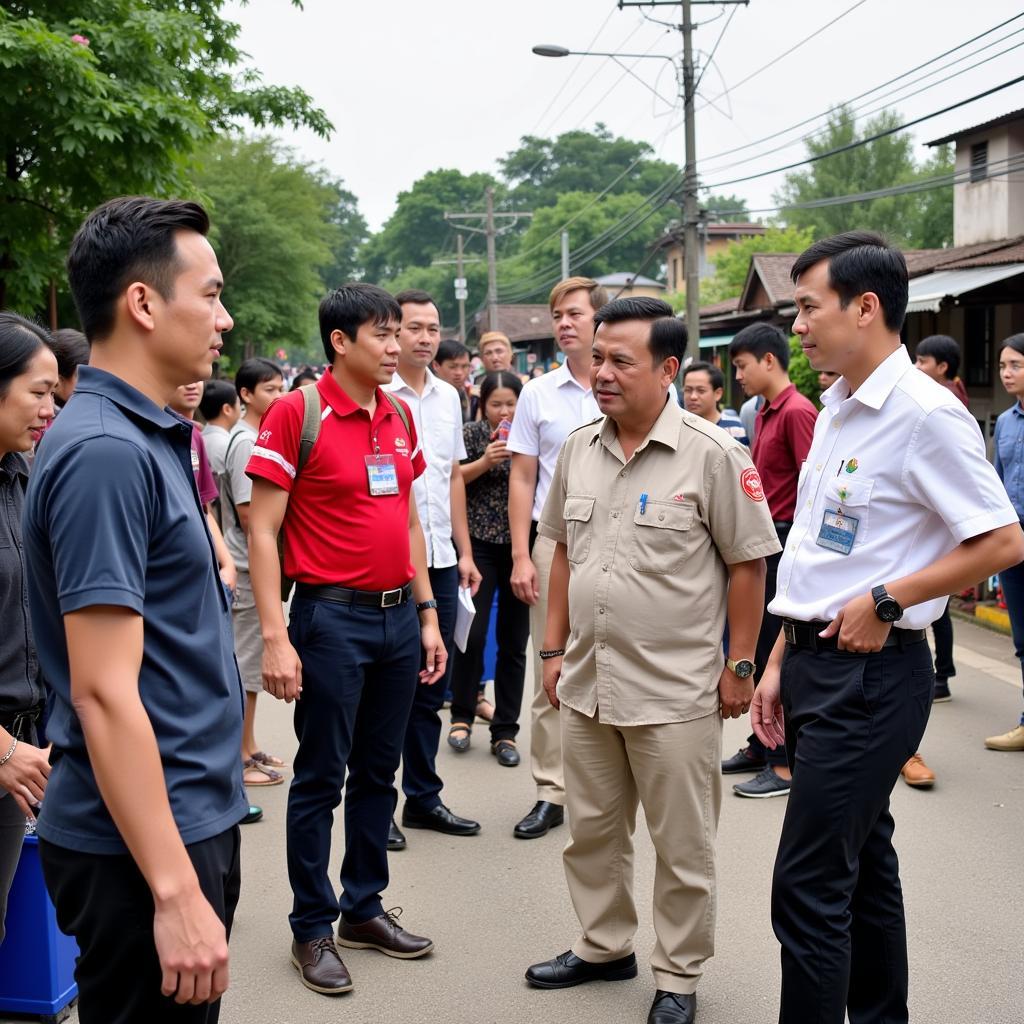 Ông Võ Văn Thưởng gặp gỡ và làm việc với người dân