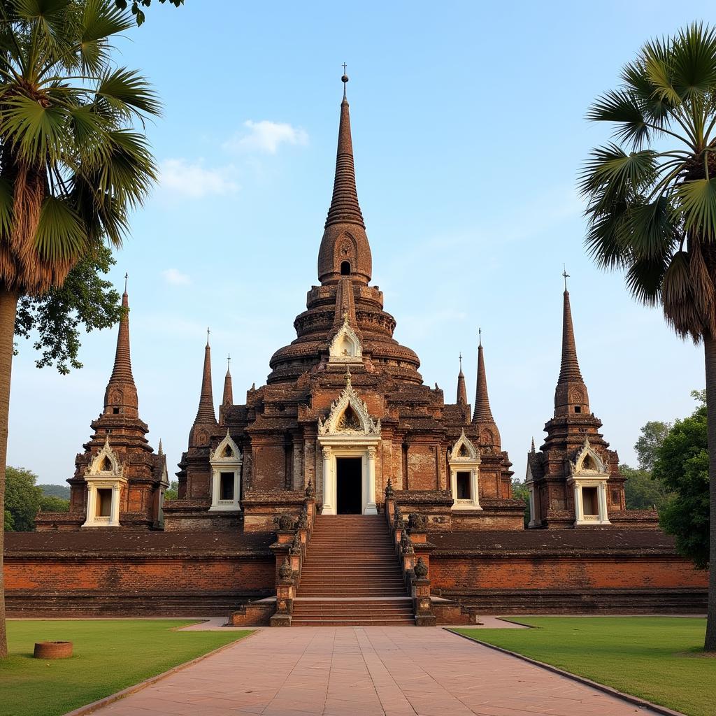 Chùa Wat Yai Chaimongkol ở Ayutthaya