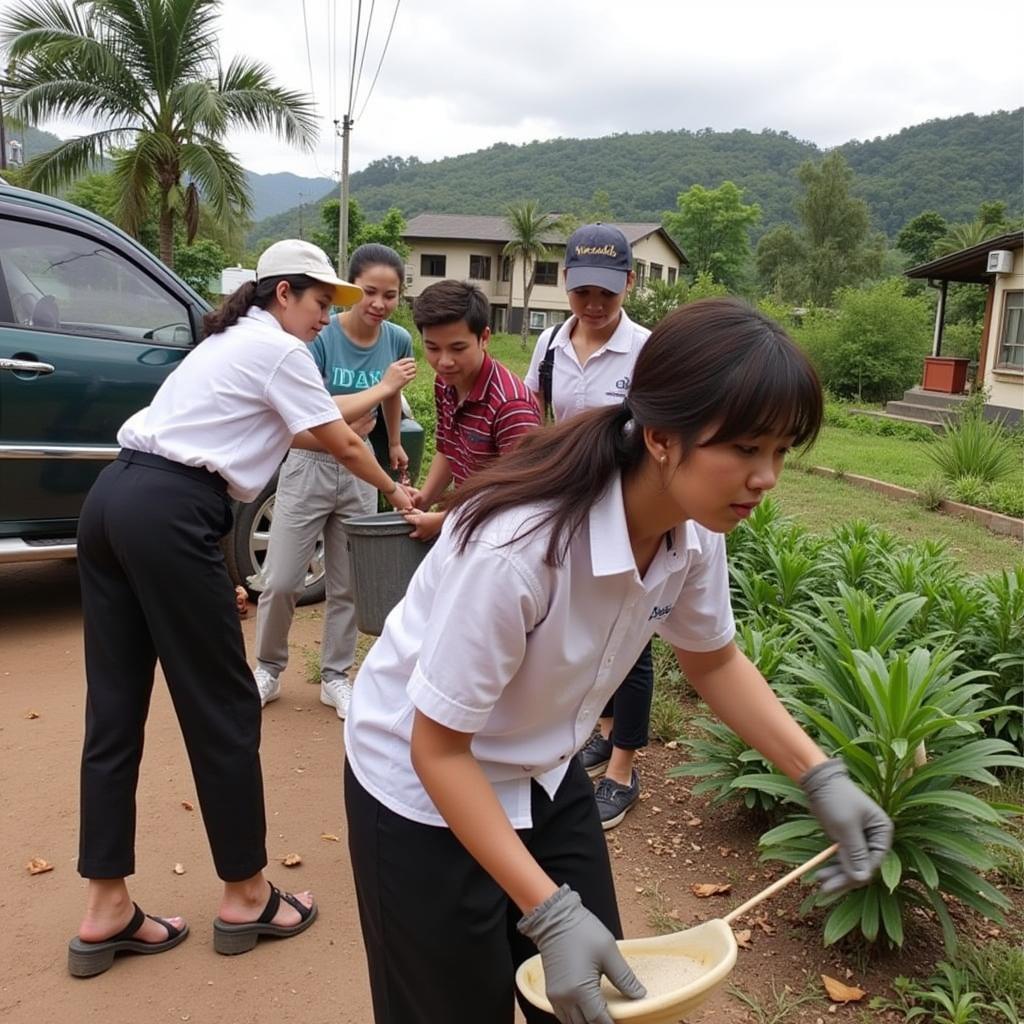 Hình ảnh Biệt đội Phích Lịch Hỏa cống hiến cho xã hội