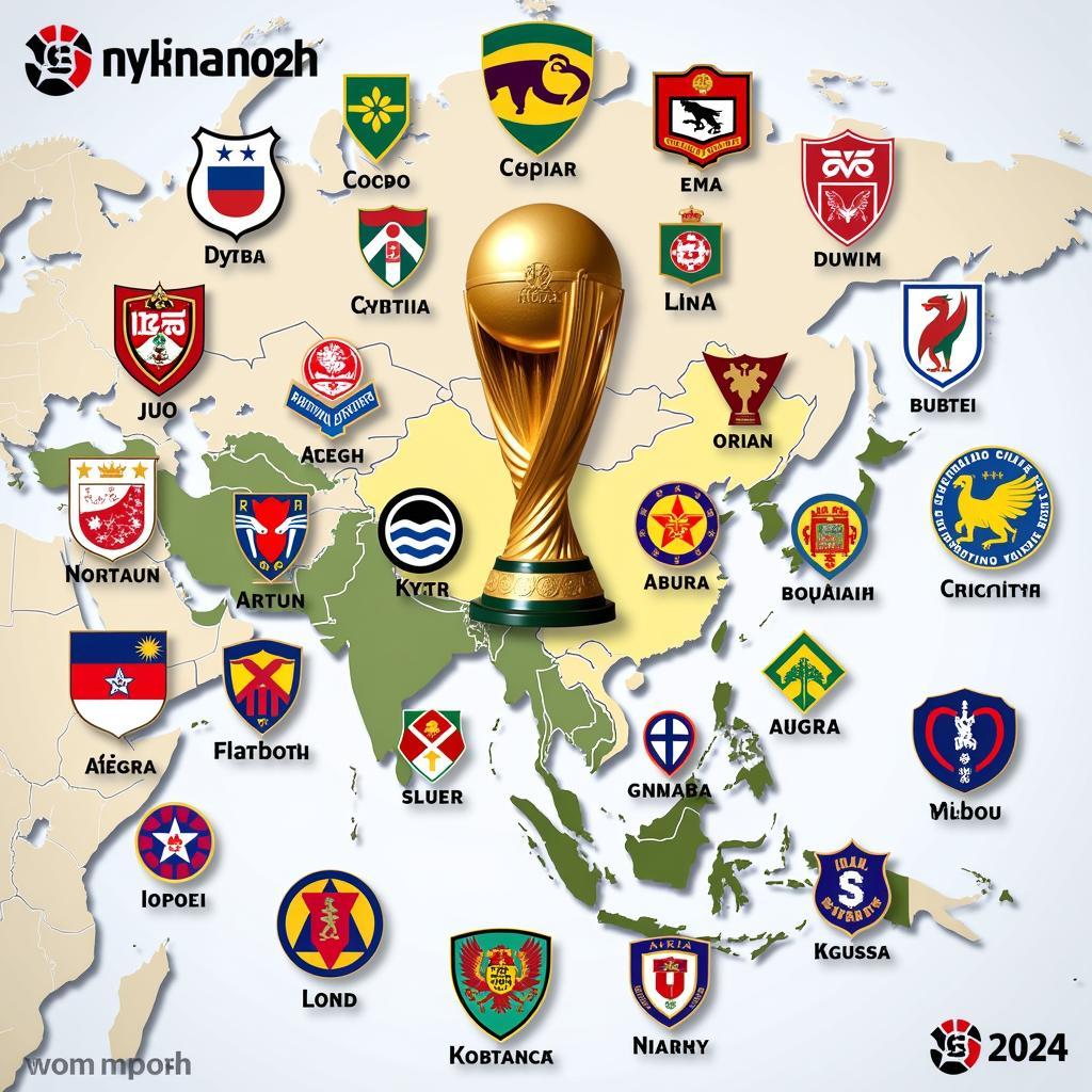 Các đội tuyển tham dự Asian Cup 2024