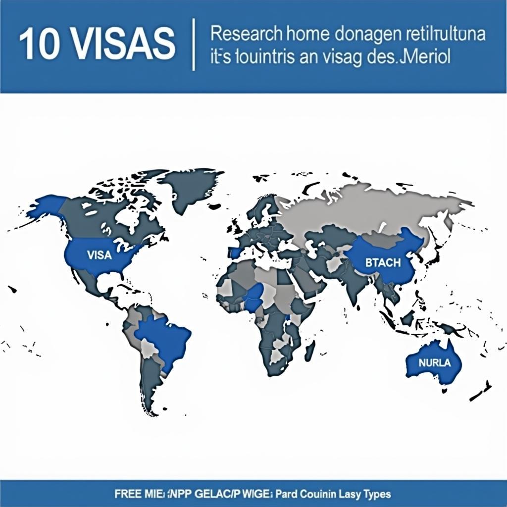 Các loại visa du lịch nước ngoài