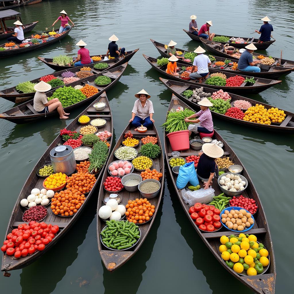 Chợ nổi Cái Răng Cần Thơ