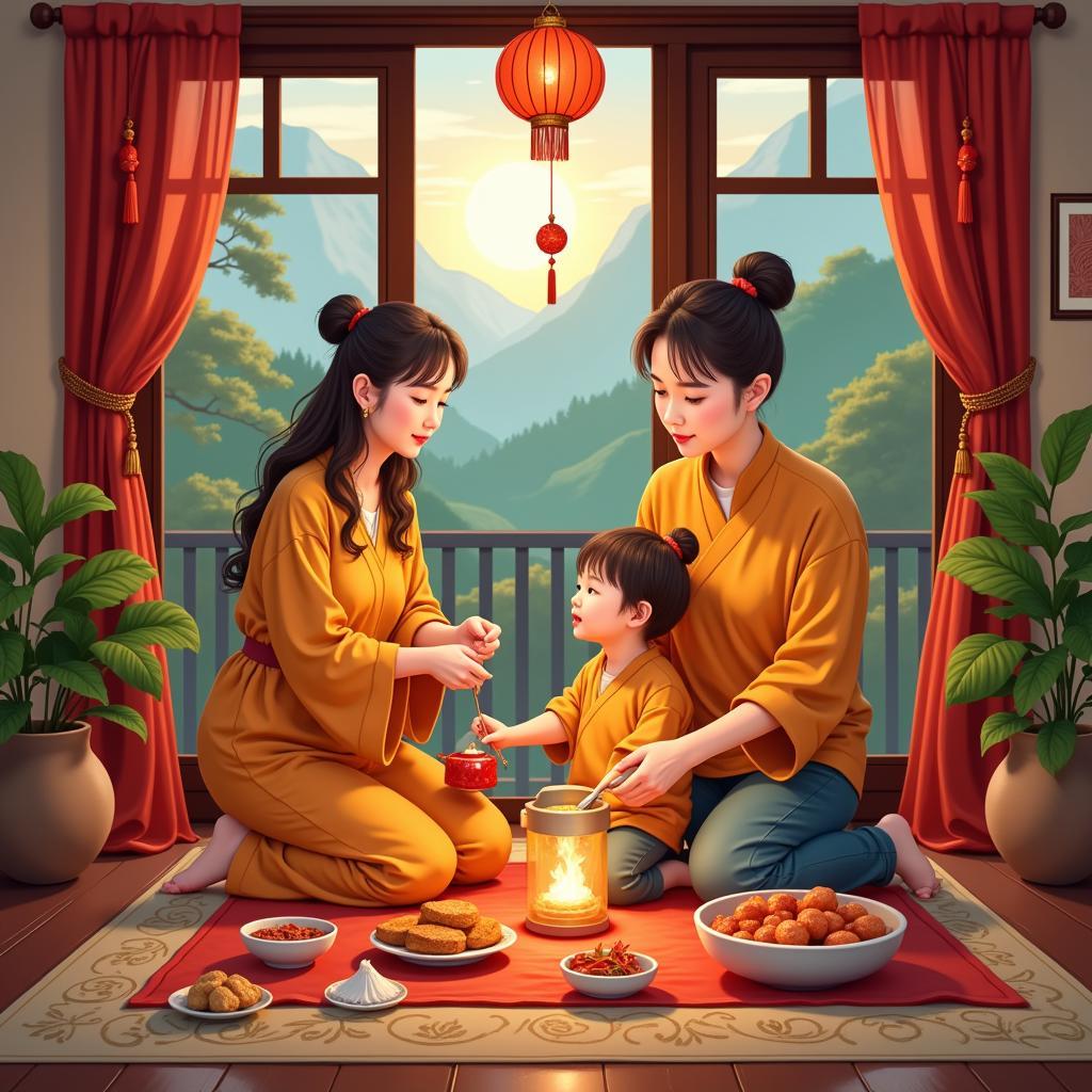 Chuẩn bị đón Tết