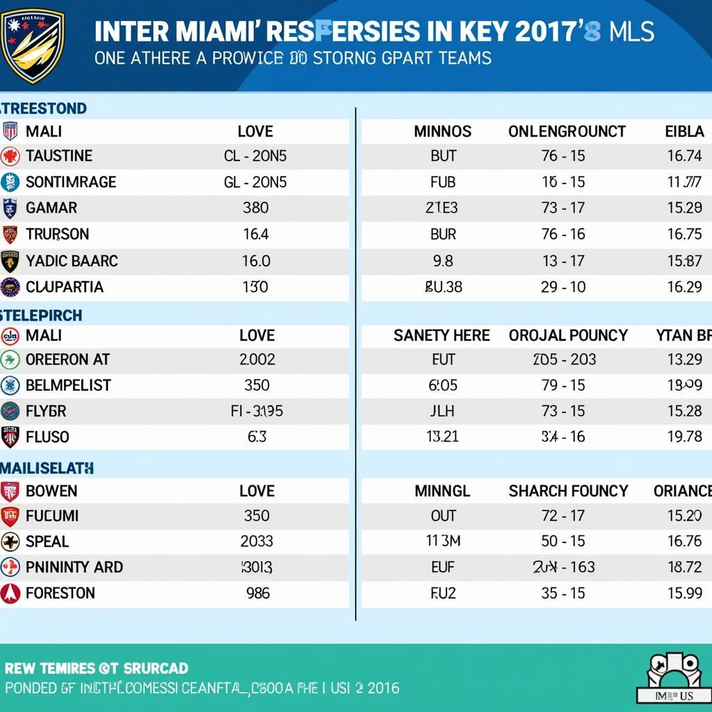 Những điểm nổi bật trong lịch thi đấu Inter Miami