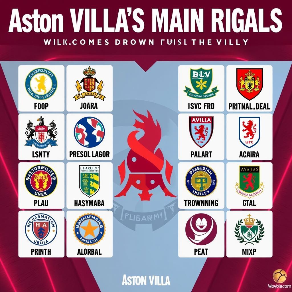 Đối thủ của Aston Villa trong mùa giải