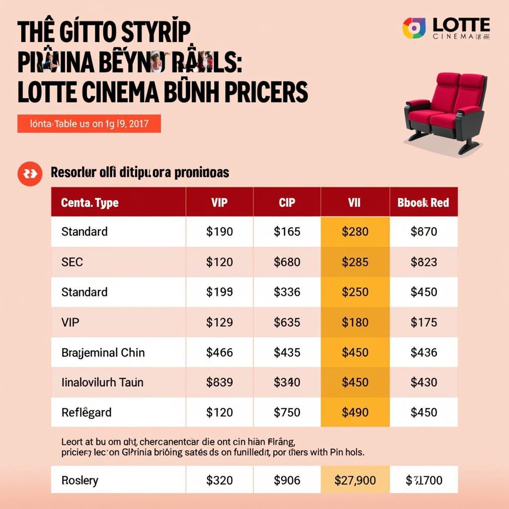 Giá vé Lotte Cinema Bình Dương