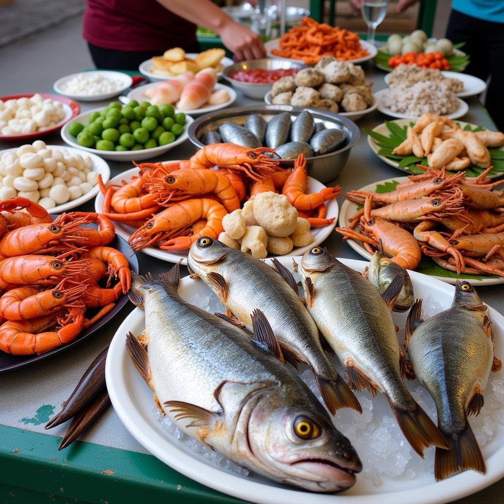 Hải sản Vũng Tàu tươi sống