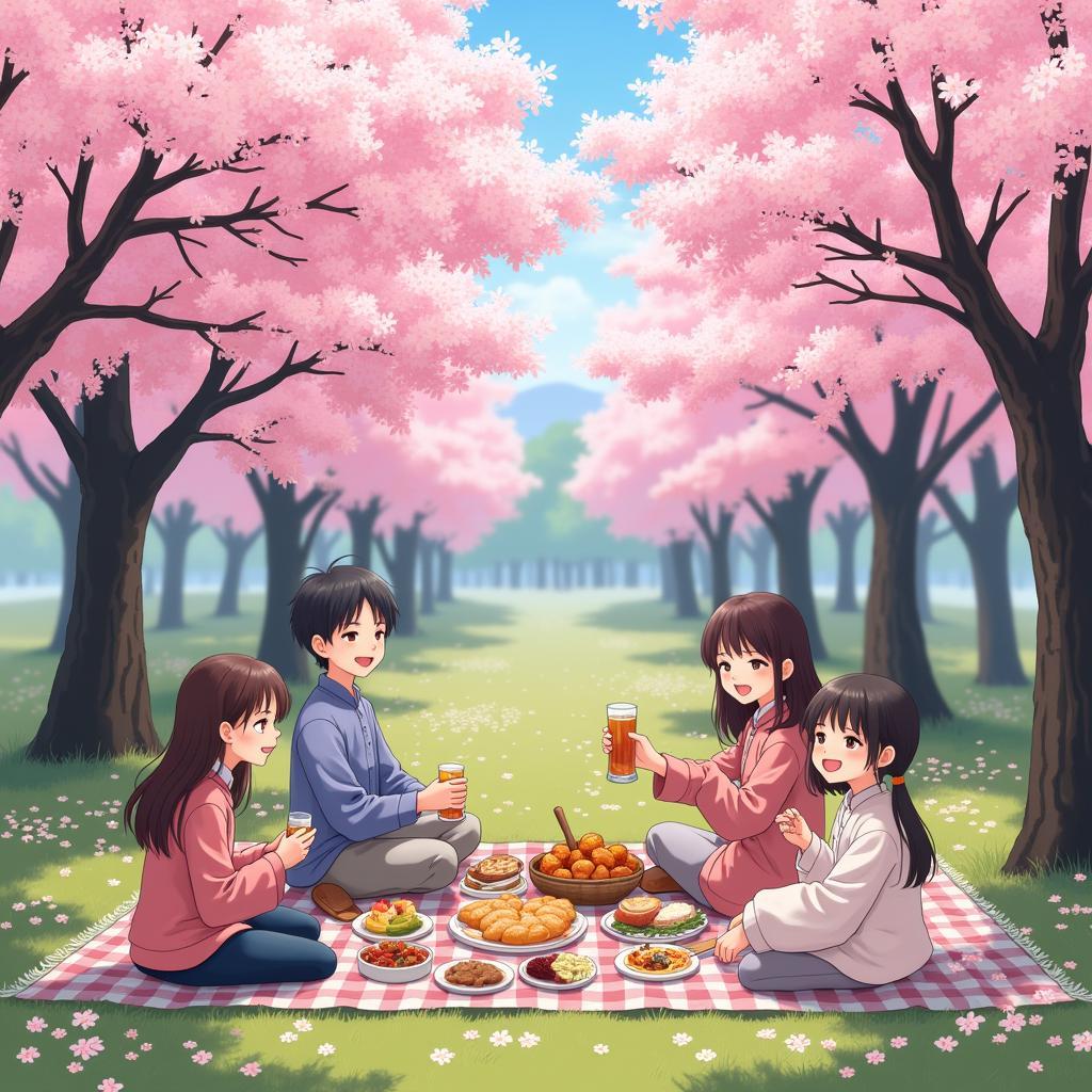 Hanami dưới tán hoa anh đào