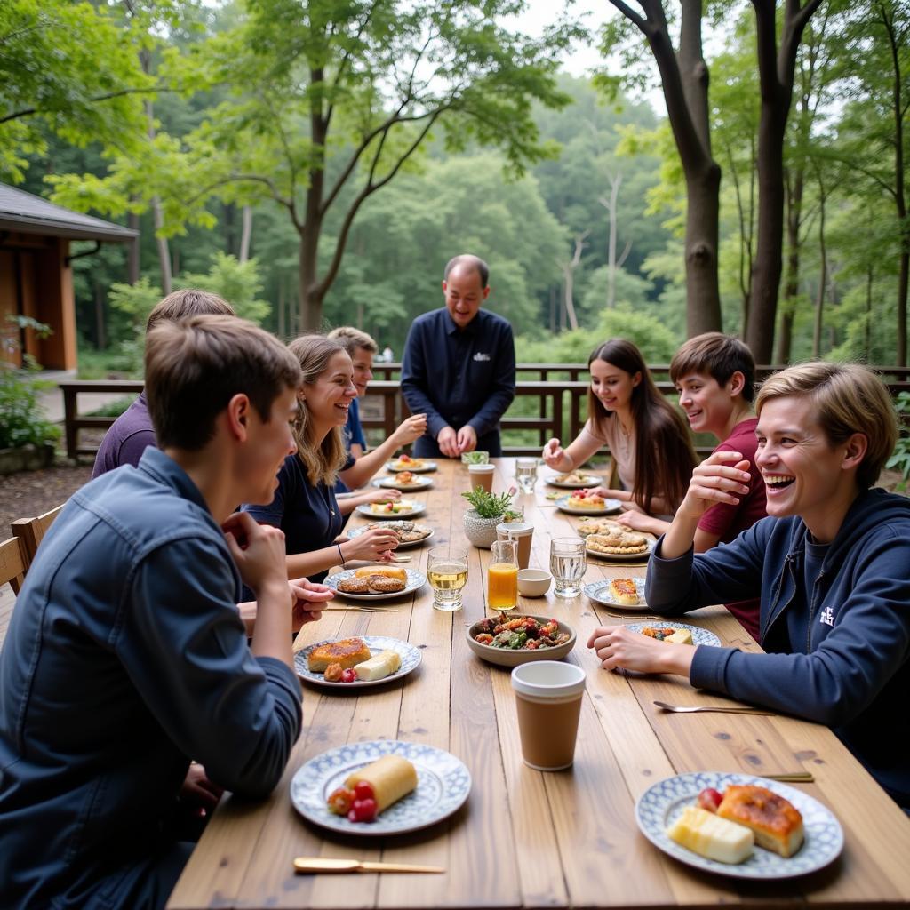 Hoạt động teambuilding sôi nổi tại Kim Bôi