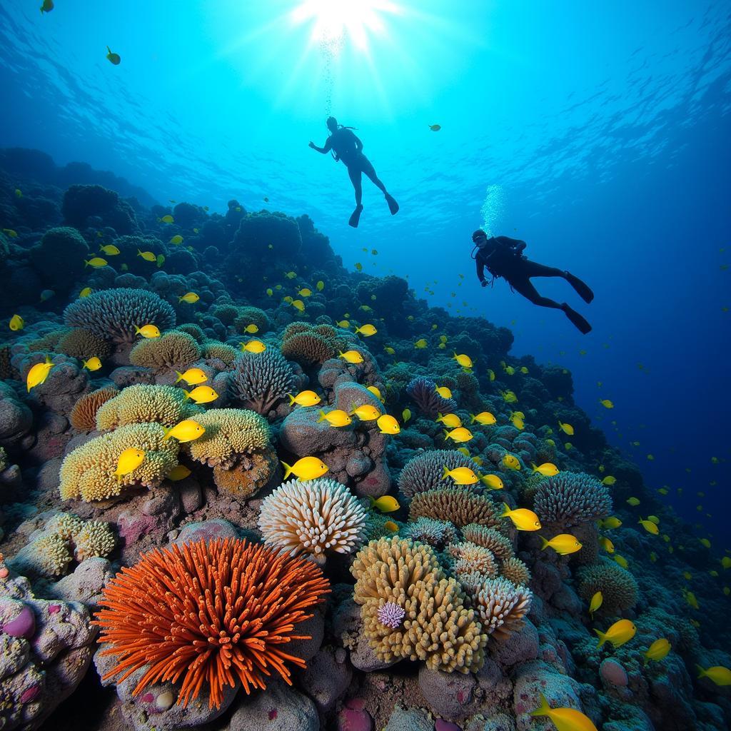 Hòn Mun Nha Trang san hô đa dạng