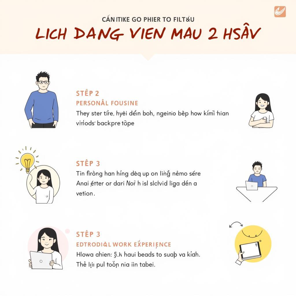 Hướng Dẫn Điền Lý Lịch Đảng Viên Mẫu 2 HSĐV