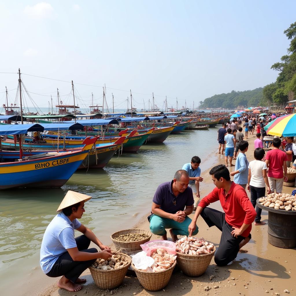 Làng chài Mũi Né cuộc sống ngư dân