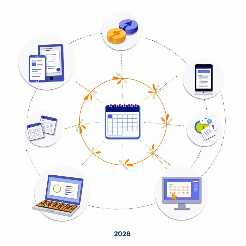 Lập kế hoạch hiệu quả với lịch năm 2028