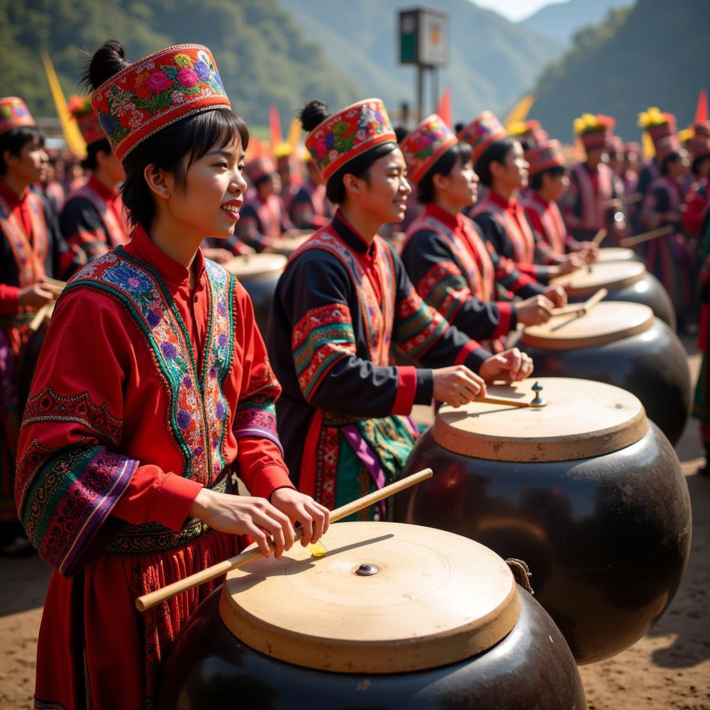 Lễ hội cồng chiêng Tây Nguyên đầy màu sắc