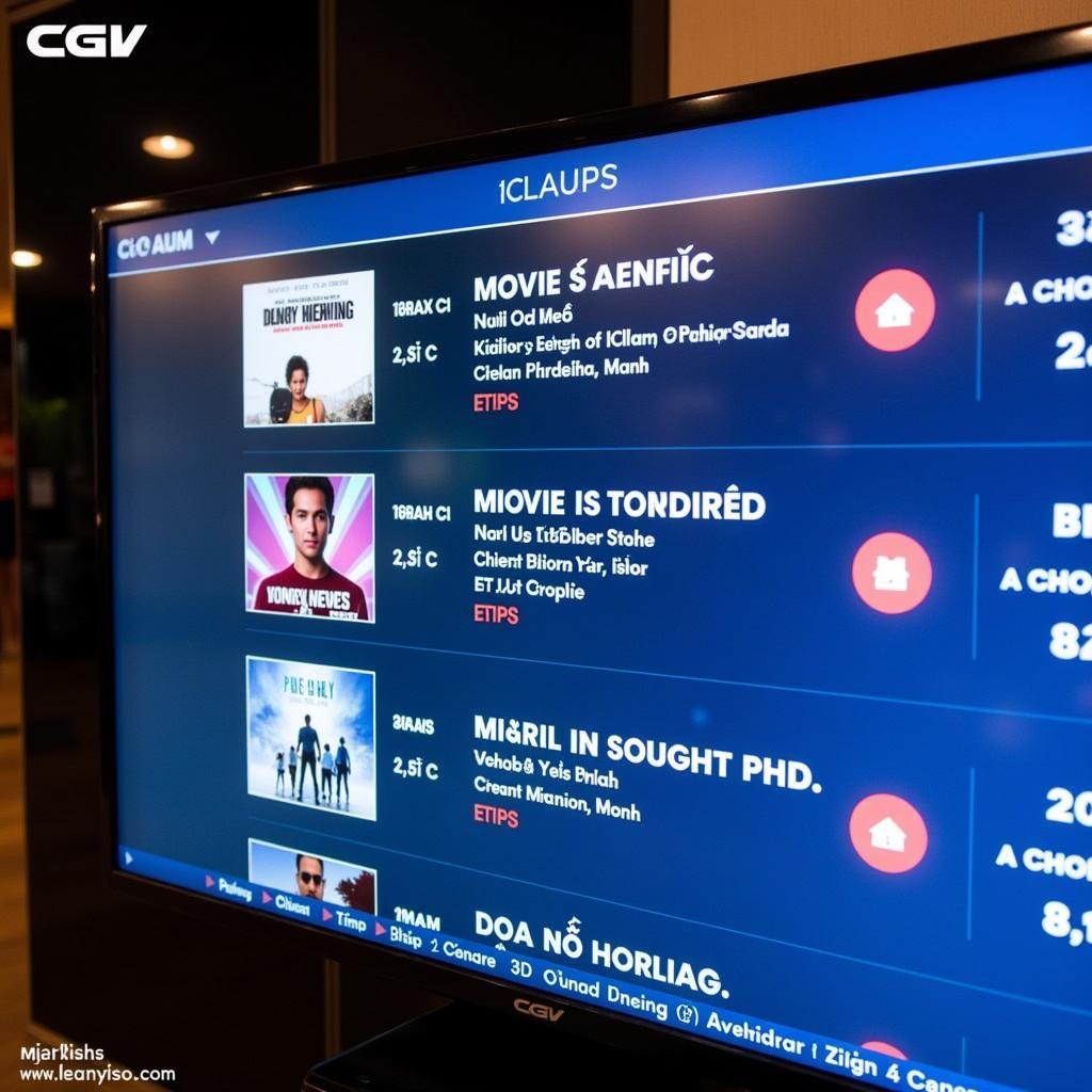 Lịch chiếu Cgv Trà Vinh mới nhất