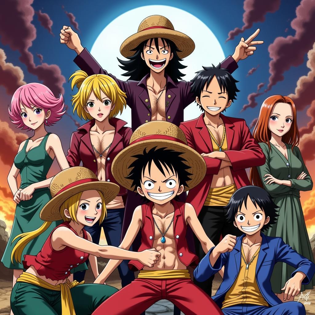 Lịch chiếu One Piece Film: Red - Băng Mũ Rơm tập hợp