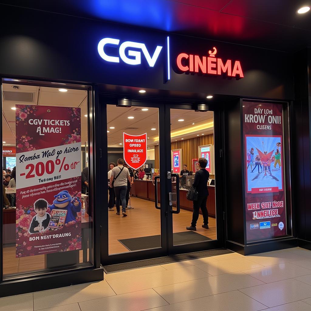 Lịch chiếu phim CGV Hùng Vương và khuyến mãi