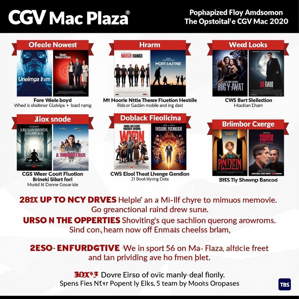 Lịch chiếu phim CGV Mac Plaza khuyến mãi