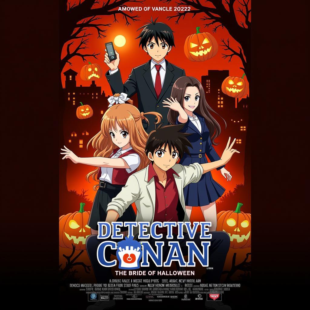 Lịch chiếu phim Conan 2022: Nàng Dâu Halloween