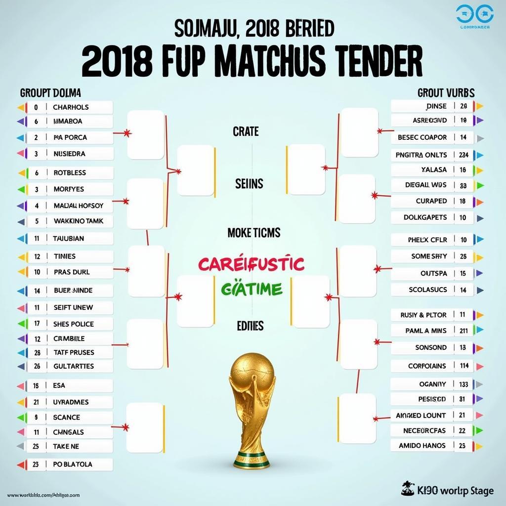 Lịch đấu vòng bảng World Cup 2018