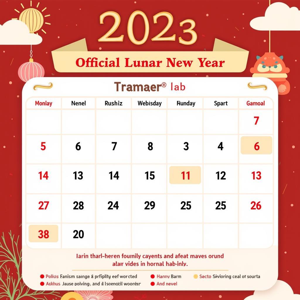 Nghỉ Tết Âm Lịch 2023: Lịch Trình Hoàn Hảo Cho Kỳ Nghỉ