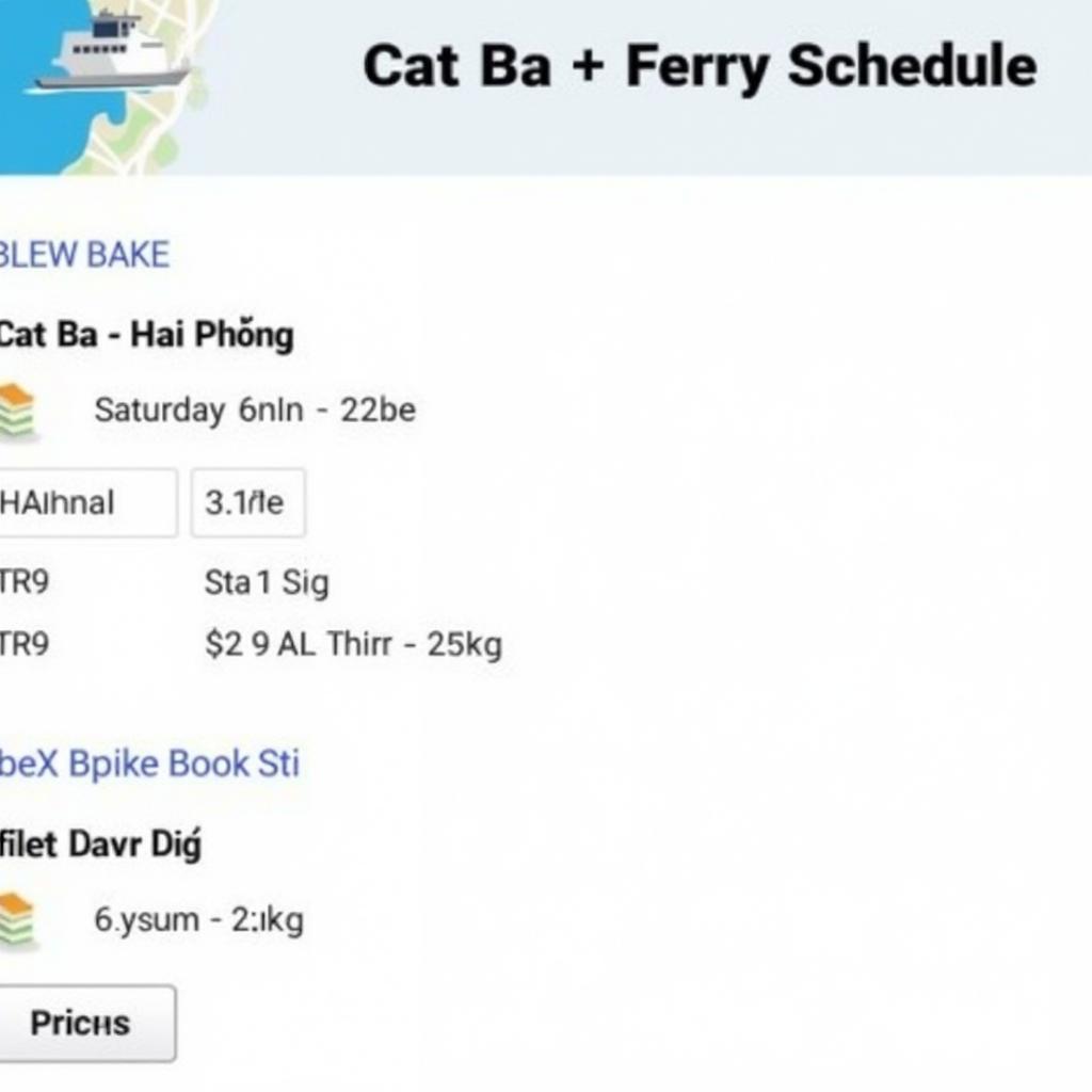 Lịch phà Cát Bà Hải Phòng mới nhất