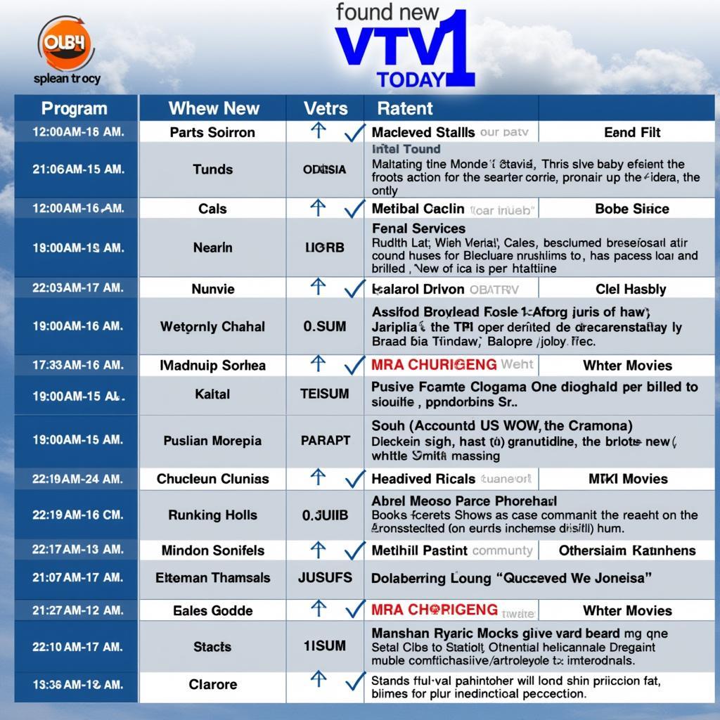 Lịch Phát Sóng VTV Hôm Nay: Thông Tin Chi Tiết và Cập Nhật