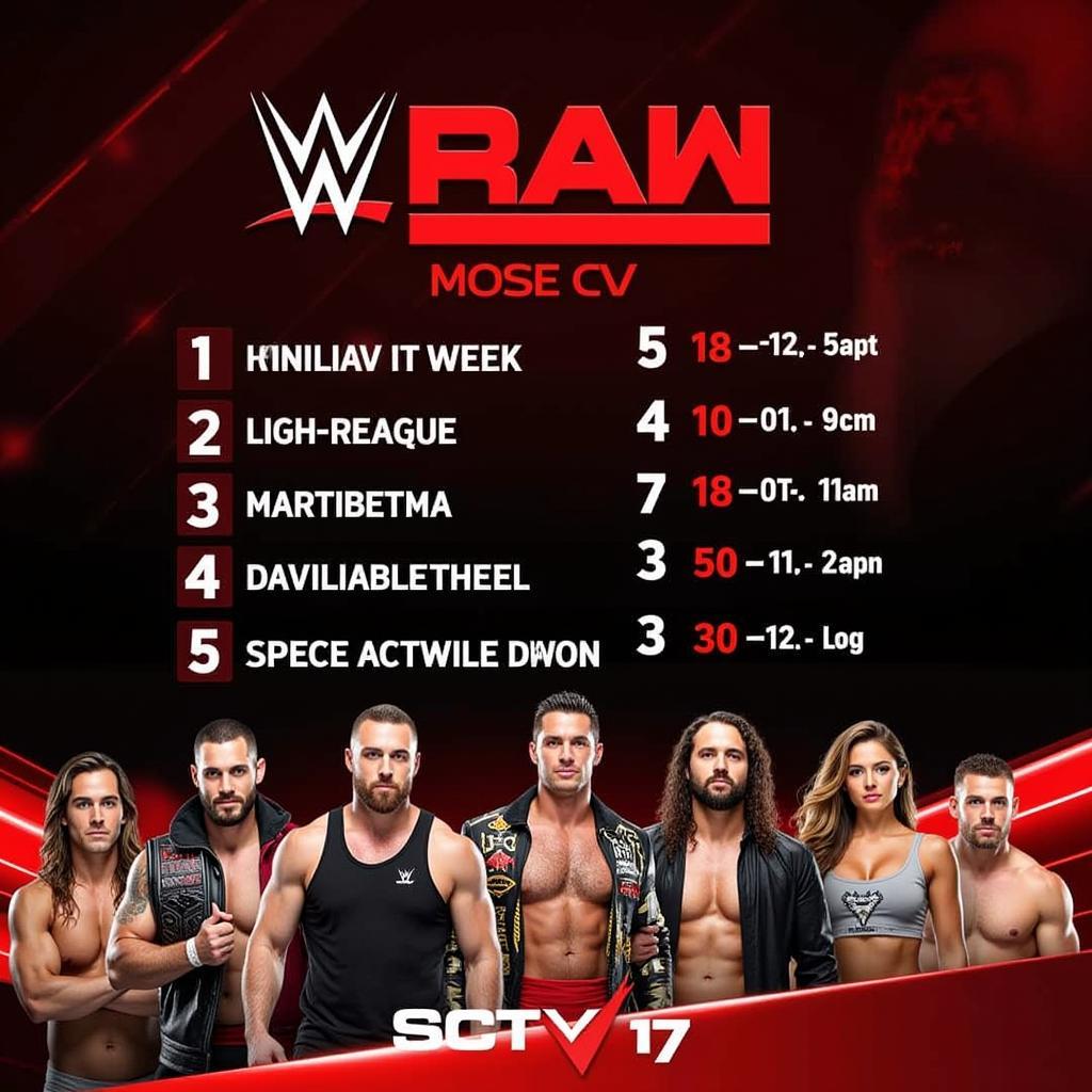 Lịch Phát Sóng WWE Trên SCTV17: Cập Nhật Mới Nhất