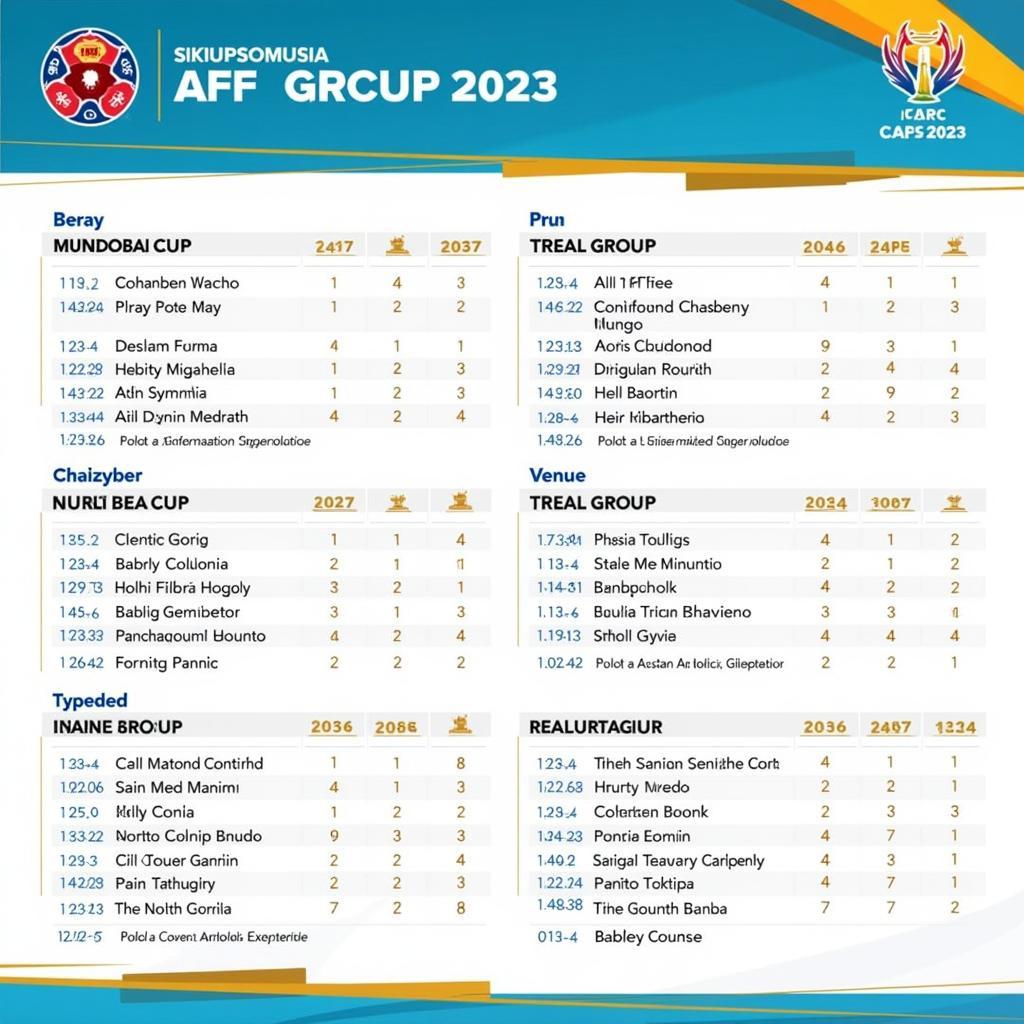 Lịch Thi Đấu Bóng Đá AFF Cup 2023: Thông Tin Mới Nhất