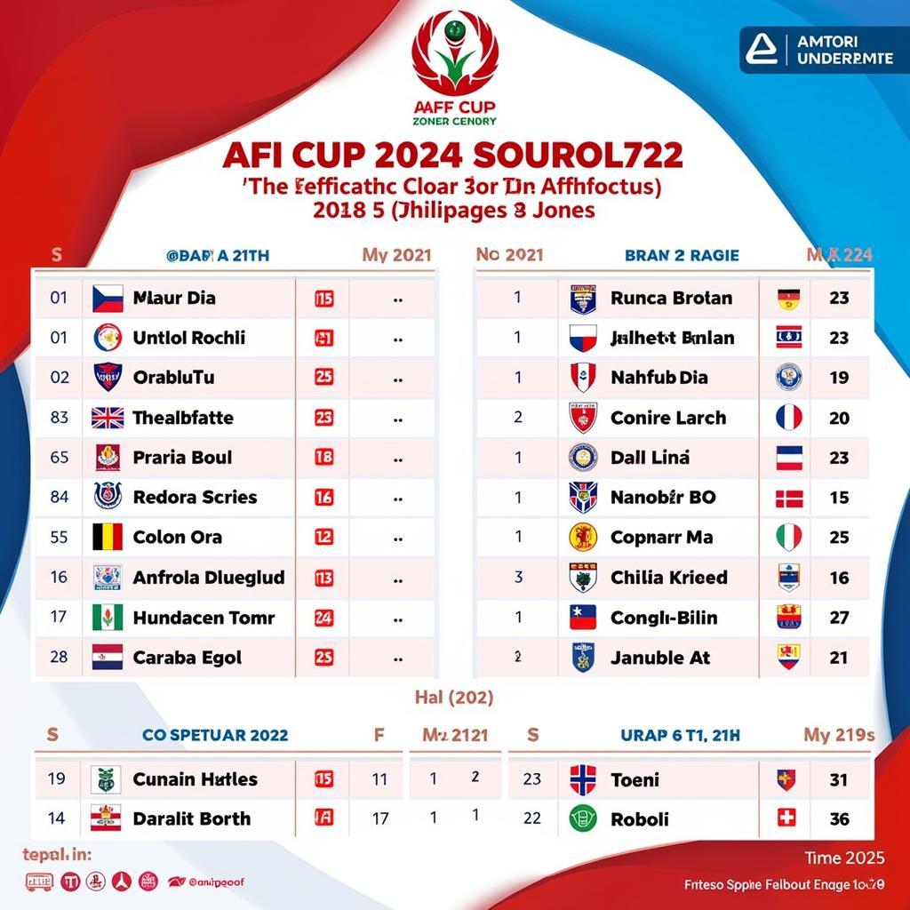 Lịch thi đấu AFF Cup 2024 cập nhật mới nhất