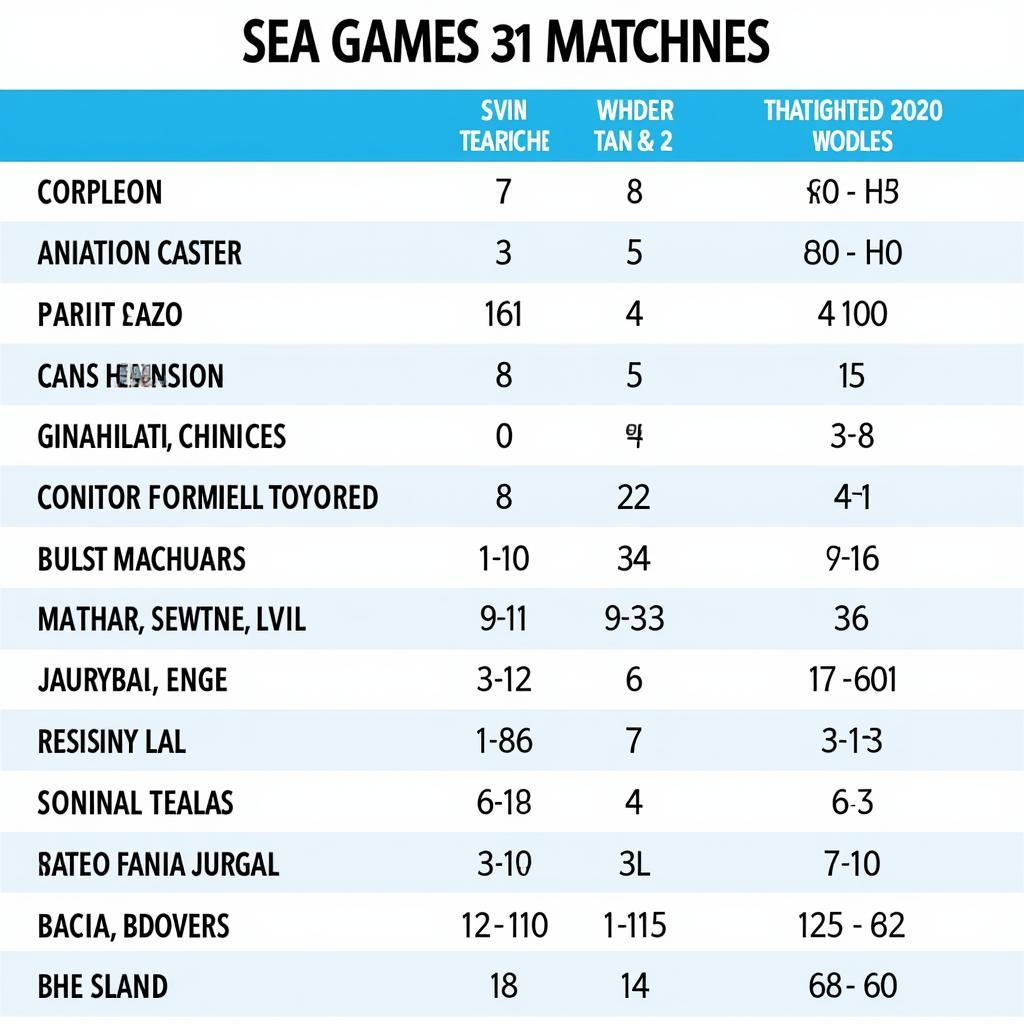 Lịch Thi Đấu Sea Game 31: Cập Nhật Mới Nhất và Toàn Diện